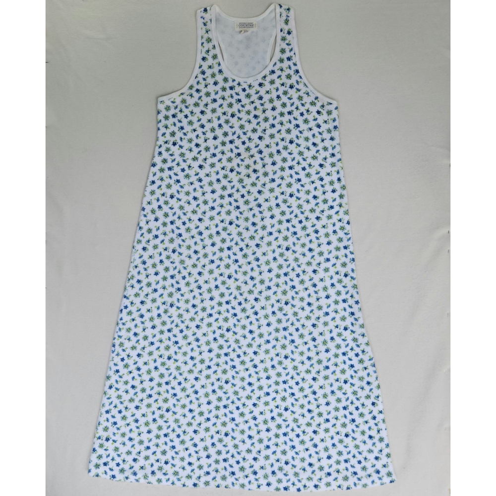 Victoria's Secret White Floral Tank Nightgown